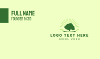 Green Bright Tree Business Card