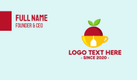 Apple Tea Business Card Design