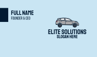 Grey SUV Car Business Card