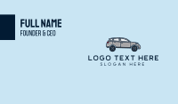 Grey SUV Car Business Card