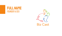 Strings Bunny Business Card