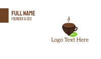 Hazelnut Cup Business Card