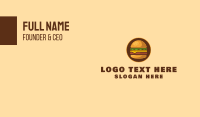 Hamburger Business Card example 1