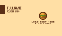 Burger Hamburger Business Card