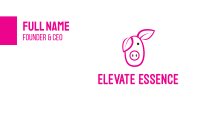 Pig Cartoon Outline  Business Card