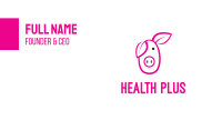 Pig Cartoon Outline  Business Card