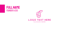 Pink Pig Business Card example 2