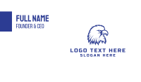 Angry Eagle Head Business Card Design