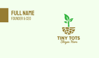 Natural Organic Gardening   Business Card
