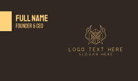 Minimalist Lumberjack Axe  Business Card