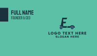 E Scooter Business Card Design