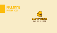 Cute Yellow Dog Business Card