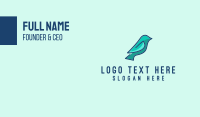 Simple Bird  Business Card Design
