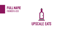 Wine Bottle Cellar Door Business Card Image Preview