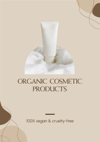 Organic Cosmetic Poster