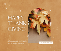 Thanksgiving Celebration Facebook Post