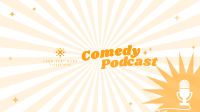 Comedy Podcast YouTube Banner Image Preview