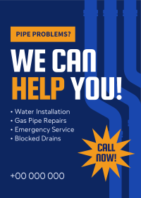 Pipes & Pliers Flyer Design