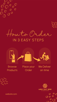 Easy Order Guide Facebook Story