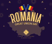 Romania Great Union Day Facebook Post