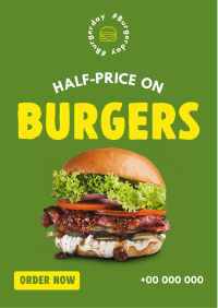 Best Deal Burgers Flyer