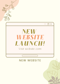 Floral Website Flyer