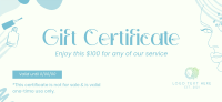 Woman Gift Certificate example 3