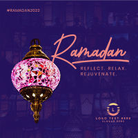 Ramadan Stained Glass Instagram Post