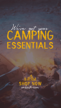 Camping Gear Essentials YouTube Short Image Preview