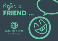 Refer a friend Postcard