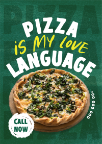 Pizza Language Flyer