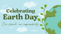 Modern Celebrate Earth Day Animation