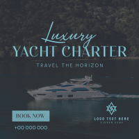 Luxury Yacht Charter Linkedin Post