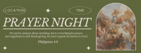 Rustic Prayer Night Facebook Cover