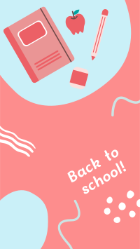 Cute Back to School Facebook Story