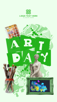 Art Day Collage YouTube Short