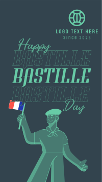 Hey Hey It's Bastille Day Instagram Story