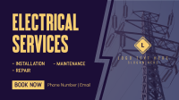 Electrician For Hire Facebook Event Cover