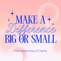 Day of Charity Quote Instagram Post Design