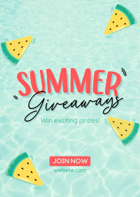 Refreshing Summer Giveaways Flyer