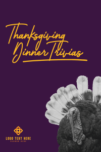 Thanksgiving Turkey Peeking Pinterest Pin