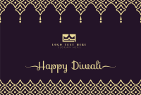 Boho Diwali Greeting Pinterest Cover