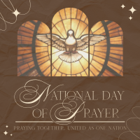 Elegant Day of Prayer Linkedin Post Design