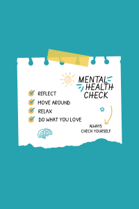 Mental Check Pinterest Pin Design