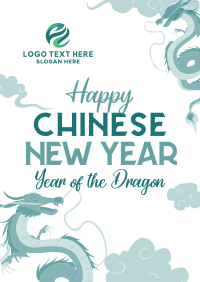 Chinese New Year Dragon Poster