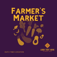 Farmers Market Instagram Post Design