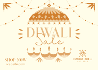 Diwali Lanterns Postcard