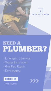 Simple Plumbing Services Facebook Story