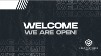 Grunge Welcome Texture  Facebook Event Cover