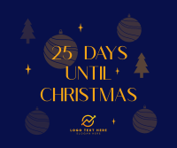 Cristmas Countdown Facebook Post